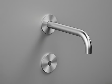 SENSE BC004S.1.10 - Wall-mounted stainless steel sink spout by Quadrodesign - view 2