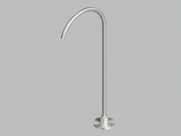 BV4200 - Floor standing stainless steel bathtub spout by Quadrodesign - view 2