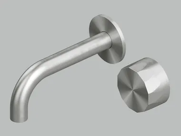 HB 15 10.00 - Wall-mounted hydroprogressive single handle washbasin mixer by Quadrodesign - view 2