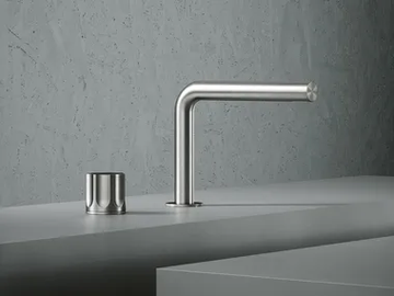 MODO 17 07 - Countertop hydroprogressive washbasin mixer by Quadrodesign - view 2