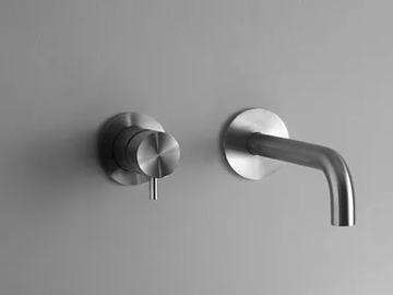 SOURCE 13 14.00 - 2 hole wall-mounted washbasin mixer by Quadrodesign - view 2