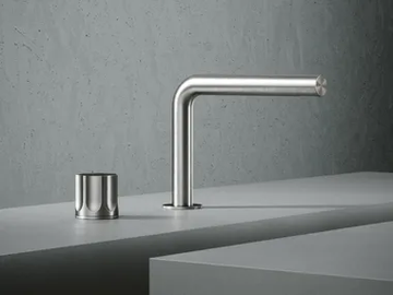 HB 15 07 - 2 hole countertop washbasin mixer by Quadrodesign - view 2