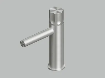 MODO 17 03 - Hydroprogressive stainless steel washbasin mixer by Quadrodesign - view 2
