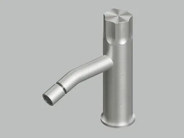 MODO 17 35 - Stainless steel bidet mixer with swivel spout by Quadrodesign - view 2