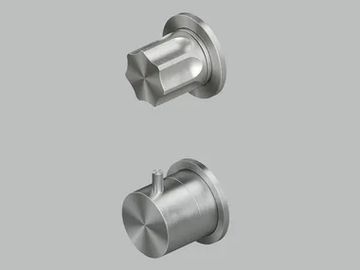 MODO 17 48 - Wall-mounted stainless steel thermostatic mixer set by Quadrodesign - view 2