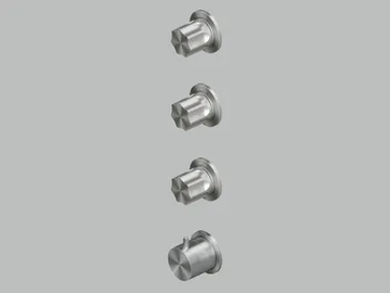 MODO 17 50 - Wall-mounted stainless steel remote control tap by Quadrodesign - view 2