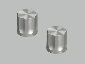 MODO 17 52V - Stainless steel deck mounted set of 2 shut-off mixing valves by Quadrodesign - view 2