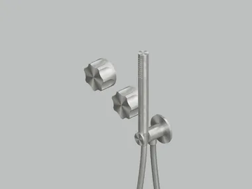 MODO 17 68 - Hydroprogressive stainless steel shower mixer with hand shower by Quadrodesign - view 2