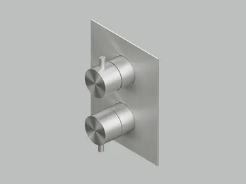 SOURCE 12 46 - Wall-mounted stainless steel remote control tap by Quadrodesign - view 2