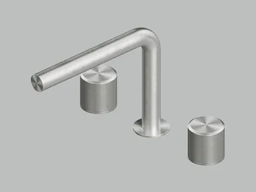 STEREO 16 07V - Countertop stainless steel washbasin tap by Quadrodesign - view 2