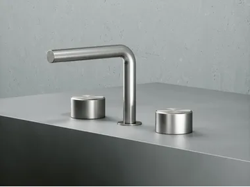 STEREO 16 32V - 3 hole countertop washbasin tap by Quadrodesign - view 2