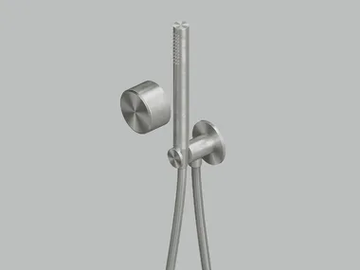 STEREO 16 58 - Hydroprogressive stainless steel shower mixer with hand shower by Quadrodesign - view 2