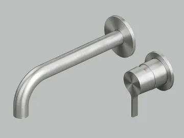 VOLCANO 36 14.00 - Hydroprogressive stainless steel washbasin mixer by Quadrodesign - view 2