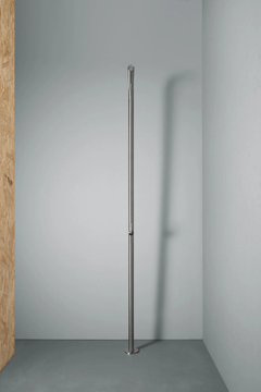 LEVO CD014 - Floor standing stainless steel shower panel by Quadrodesign - view 3