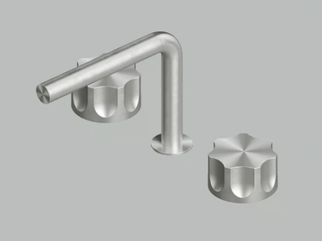 MODO 17 31V - Countertop stainless steel washbasin mixer by Quadrodesign - view 2