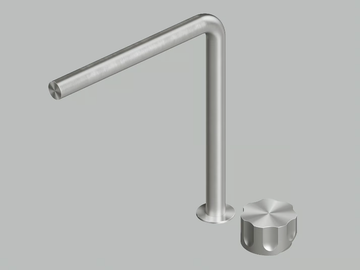 MODO 17 32T - Countertop stainless steel washbasin mixer by Quadrodesign - view 2