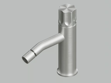 MODO 17 35T - Stainless steel bidet mixer with swivel spout by Quadrodesign - view 2