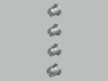 SOURCE 12 50 - Wall-mounted stainless steel thermostatic mixer set by Quadrodesign - view 2