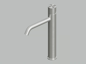 STEREO 16 02T - 1 hole stainless steel washbasin mixer by Quadrodesign - view 2