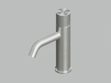 STEREO 16 03T - 1 hole stainless steel washbasin mixer by Quadrodesign - view 2