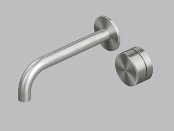 STEREO 16 11T - Wall-mounted stainless steel washbasin mixer by Quadrodesign - view 2