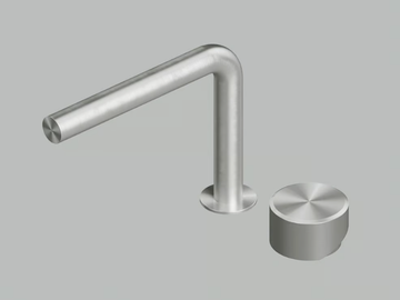 STEREO 16 31T - Countertop stainless steel washbasin mixer by Quadrodesign - view 2