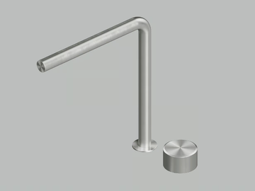 STEREO 16 32 - Countertop stainless steel washbasin mixer by Quadrodesign - view 2