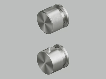 STEREO 16 48.0 - Wall-mounted stainless steel remote control tap by Quadrodesign - view 2
