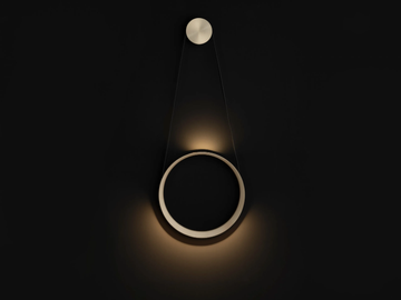 MOONLIGHT WALL (TYPE 1) - LED metal wall lamp by Quasar - view 2