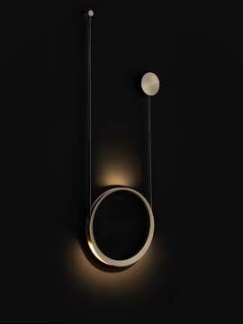 MOONLIGHT WALL (TYPE 2) - LED metal wall lamp by Quasar - view 3