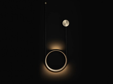 MOONLIGHT WALL (TYPE 2) - LED metal wall lamp by Quasar - view 2