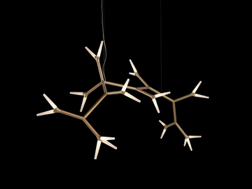 SPARKS - LED aluminium pendant lamp by Quasar - view 2