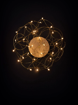 CURLED - LED metal ceiling lamp by Quasar - view 3