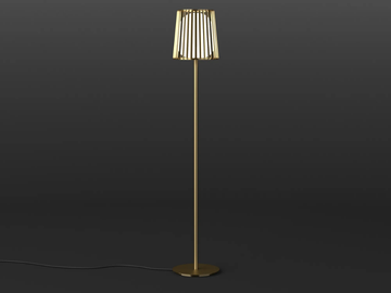 JULIA - LED brass floor lamp by Quasar - view 2