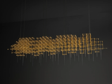PARKES - LED metal pendant lamp by Quasar - view 2