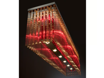 ALISTAIR 182 - Halogen glass pendant lamp by Quasar - view 3