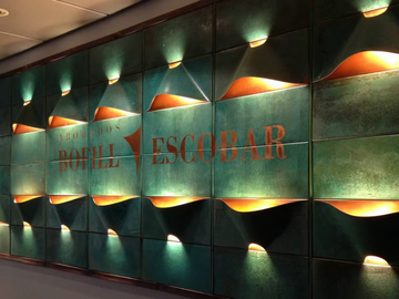 LUM PANEL - Copper wall lamp / 3D Wall Cladding by Quasar - view 3
