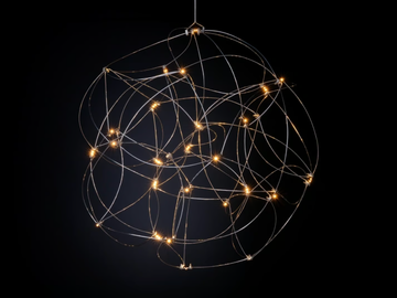 TESS GLOBE - LED metal pendant lamp by Quasar - view 2