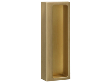850-02 - Recessed brass door handle by Quincalux - view 2