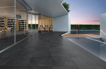 GRAND STONE - White-paste outdoor floor tiles with stone effect by RECER - view 3
