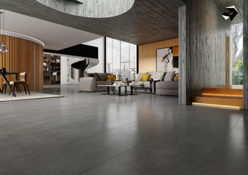 AREA - Porcelain stoneware wall/floor tiles with concrete effect by RECER - view 3