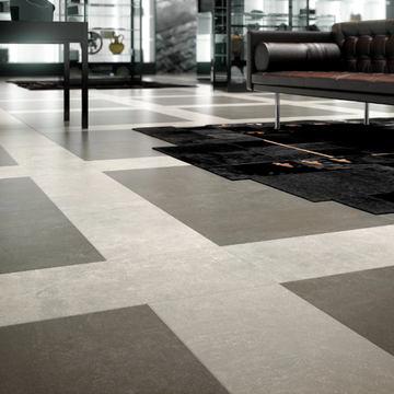 TRACE - Porcelain stoneware flooring with concrete effect by RECER - view 3