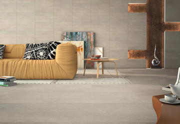 WAY - Porcelain stoneware flooring with concrete effect by RECER - view 3