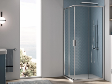 FLAT A+A - Corner shower cabin with sliding door by RELAX - view 2