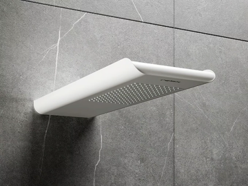 BYBLOS S - Wall-mounted stainless steel overhead shower by RELAX - view 3