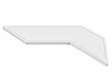 OBLIQUE MV - Solid Surface bathroom wall shelf by RELAX - view 2