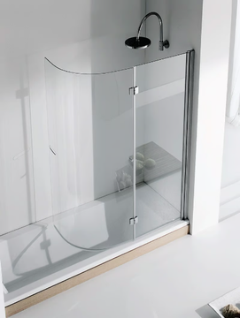 LIGHT VR - Folding crystal bathtub wall panel by RELAX - view 3
