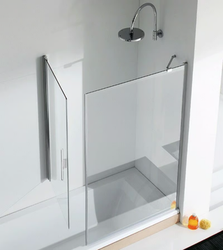 LIGHT VP1 + VF1 - Bathtub wall panel with hinged doors by RELAX - view 3