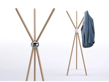 TEPEE - Solid wood coat stand by REXITE - view 2