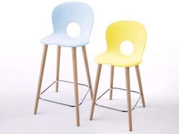 OLIVIA WOOD X - XL - Polypropylene chair by REXITE - view 2